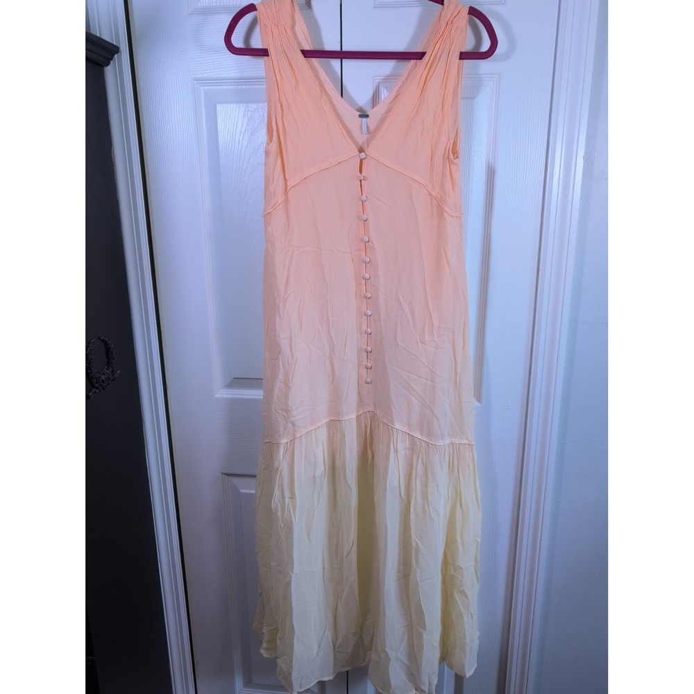YFB Young Fabulous & Broke Ombre Maxi Dress Boho Festival XS